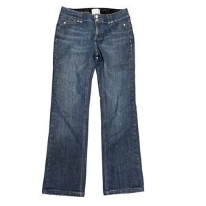 White House Black Market Blanc Bootcut Jeans Dark Wash Size 4